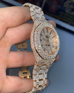 Diamond Tester Approved Moissanite <b>Watch</b> | VVS Luxury Iced Out <b>Skeleton</b> Wholesale - Product Image 4