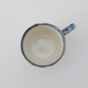 Drip Blue & Brown Ceramic <b>Cup</b> <b>Set</b> - Product Image 6