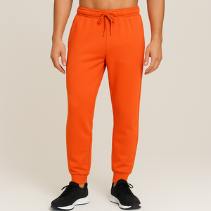 Venta al por mayor de chándales sólidos de Otoño de corte regular para hombre Pantalones de secado rápido transpirables estampados personalizados con bolsillos laterales - Product Image 6