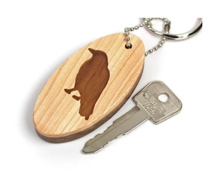 Porte-clés en bois de qualité supérieure, personnalisé, de haute qualité, rectangulaire, vierge, porte-clés en bois, vente chaude - Product Image 2