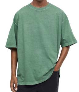 Men's Custom Printed Breathable Blank Oversized T-Shirt <b>Drop</b> Shoulder Jersey Fabric Short Sleeves Plus Size Wholesale OEM - Product Image 6