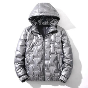 Veste matelassée imperméable légère et chaude pour homme, coupe-vent, à capuche, vêtement d'extérieur isolé pour une utilisation en extérieur - Product Image 2