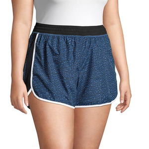 Shorts de sport pour femmes OEM 100% polyester, logo imprimé de haute qualité, respirant pour le travail, l'extérieur, la plage, technique de lavage, motif - Product Image 6