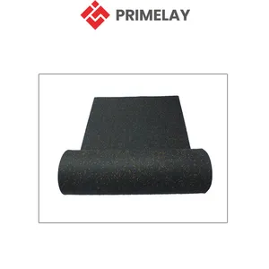 100% 优质再生橡胶地板配件防滑健身房地板橡胶卷 | Fitmat表演者卷垫6毫米