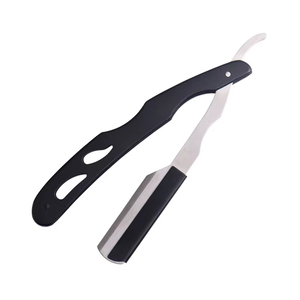Couteau à lame en acier inoxydable rasoirs droits coupe barbe unique couteau pliant rasage rasoir fabriqué - Product Image 5