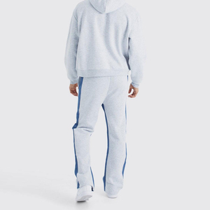 Nouveau style, logo personnalisé, survêtement d'hiver en coton évasé pour homme, jogging, streetwear, ensemble sweat-shirt et pantalon de jogging, séchage rapide, respirant - Product Image 2
