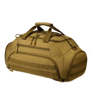 Bolsa de viaje de gran capacidad personalizada OEM, bolsas de lona de hombro portátiles multifunción, bolsa de lona de cuero de alta calidad - Product Image 6