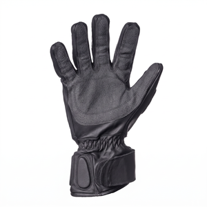 Gants de contrôle des foules en peau de chèvre avec paume en silicone, résistants aux flammes et aux coupures, à manchette longue, protection anti-choc FR - Product Image 2