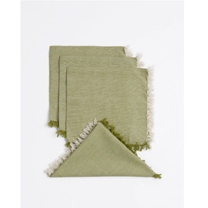 Hot Selling High Quality Dining Placemats & Napkin Sets 100% Cotton Plain Dyed Customizable for Hotel & Restaurant Use - Product Image 6