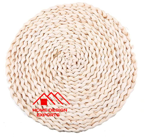 Table & Table Ware Use Customized Handmade Design Best Selling Hand Woven Handmade Spiral Design Charger Plate for Dining - Product Image 1