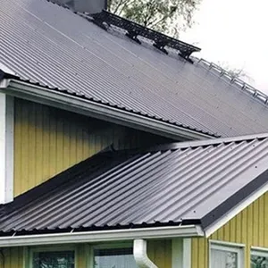 Yüksek kaliteli yangın direnci sandviç paneller 45mm köpük çatı panelleri ev kullanımı yalıtınız alüminyum çatı paneli PU