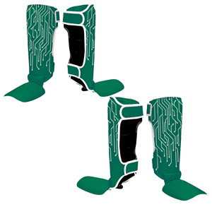 Almohadilla de protección para piernas de entrenamiento de Karate y protector de empeine/espinilleras hechas a medida Kick Boxing espinilleras al por mayor personalizadas - Product Image 5