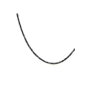 Party Wear Black Diamond Beads String With Beautiful Pearl Beads Design Women Wear Jewelry Accessory