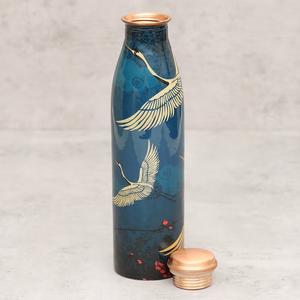 Return Gift Unique Design Printed Copper <b>Water</b> <b>Bottle</b>, Ayurvedic <b>Metal</b> <b>Bottle</b> for Office, Gym & Corporate Gifting - Product Image 5
