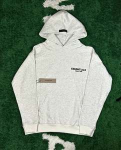 Sudadera con capucha de gran tamaño para hombre, logotipo bordado personalizado, tela de algodón pesado 100%, técnicas lavadas sólidas - Product Image 4