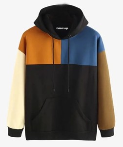 Sweat à capuche d'hiver pour homme de qualité supérieure, mélange coton/polyester, coupe classique, couleur unie, anti-froissement, respirant, séchage rapide, teinture unie - Product Image 2