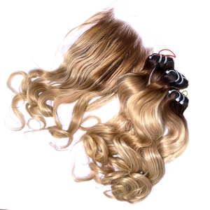 Cheveux bruts de bonne qualité ondulés couleur personnalisée à partir de vrais cheveux humains au prix de gros - Product Image 2