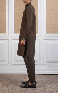 Hombres paquistaníes Shalwar Kameez 100% Tela de algodón Slim Fit Estirable Secado rápido Casual Ropa de fiesta Todas las estaciones - Product Image 3