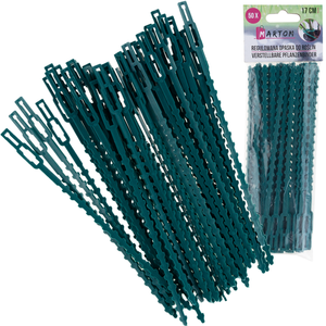 TG77621 Clips de jardinage réglables en plastique pour plantes grimpantes, lot de 50 pour le soutien des plantes - Product Image 1