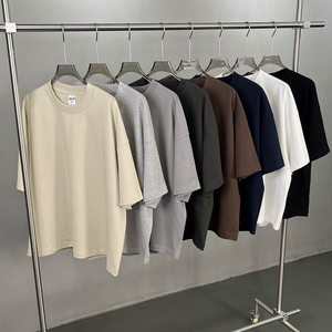 T-shirt unisexe décontracté à manches courtes de haute qualité 270g motif imprimé numérique lourd qualité du commerce extérieur - Product Image 5