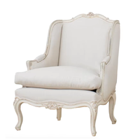 Fauteuil d'appoint de style français, fauteuil de salon pour meubles de maison