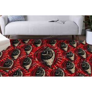 Alfombra de terciopelo de lujo con diseño de ojo de terror, alfombra fantástica, alfombra estampada - Product Image 3