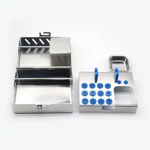 Caja de herramientas de implante dental Manual de acero inoxidable, bloque de soporte, controladores de implantes quirúrgicos, llave inglesa, equipo Dental de Metal ergonómico - Product Image 5