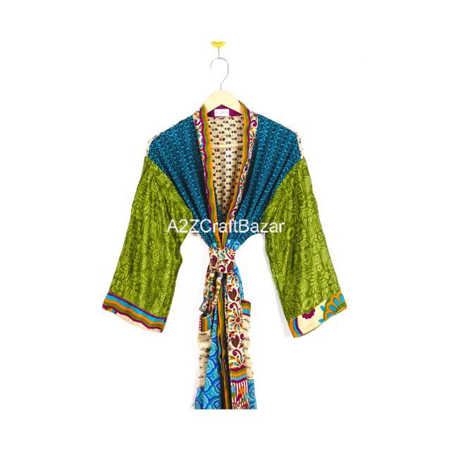 Indian Pure Silk Kimono Comfortable Bridal Dress