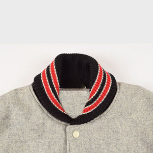Venta al por mayor de moda personalizada bordado Varsity Letterman chaquetas de alta calidad Pakistán hecho Stand Collar béisbol chaquetas de los hombres - Product Image 4