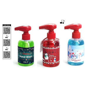 Coffret cadeau de savon liquide pour les mains de Noël musical multicolore 250 ml avec ingrédients chimiques - Product Image 1