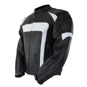 Blouson en cuir de moto de qualité supérieure avec service OEM, blouson en cuir de moto respirant à la vente - Product Image 4