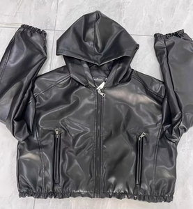 Veste en cuir véritable pour femme, design unique, best-seller, avec doublure en nylon, logo OEM, veste brute - Product Image 6