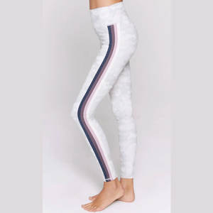 Women's Breathable Polyester Spandex High Waist Yoga Pants Sexy Solid <b>Pattern</b> XXL Size Long <b>Leggings</b> With Butt Lift up Feature - Product Image 3