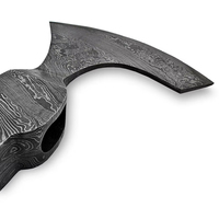Tête de hache viking barbue en acier au carbone industriel en gros |   Hache de survie pour le camping avec manche en bois |   Hache de chasse d'extérieur personnalisée