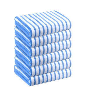 Ensemble de serviettes de visage en éponge 100% coton en gros d'usine Serviette de bain de luxe Logo personnalisé Motif sportif pour hôtel spa - Product Image 2