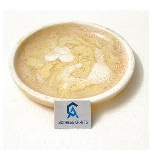 Nouveau Design Résine Artisanat Assiettes Classique Élégant À La Main En Gros Résine Assiettes De Service Nouvelle Arrivée Au Prix De Gros Plateaux - Product Image 3