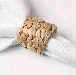 Braided water hyacinth napkin <b>rings</b> new arrival table banquet decoration <b>cheap</b> price napkins <b>ring</b> - Product Image 3