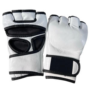 ถุงมือ MMA หนังแท้ ดีไซน์ใหม่ ราคาส่ง คุณภาพสูง ป้องกันข้อมืออย่างมืออาชีพ สำหรับผู้ชาย - Product Image 5