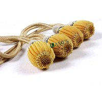 Nœud de Sabre décoratif officiel, vente en gros, OEM, fil de lingot d'or et sangle de tresse française de lingot d'or
