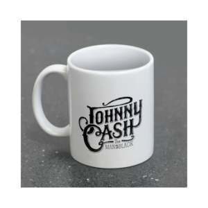 Taza de Cerámica de Alta Calidad con el Logotipo de Johnny Cash, Diseño Vintage-Moderno, Apta para Microondas y Lavavajillas, para Regalos Promocionales y Uso Personal - Product Image 3