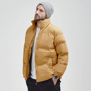 Chaqueta acolchada cálida Vintage para mujer para otoño e invierno, cuello alto con cremallera, Abrigo acolchado de algodón - Product Image 6