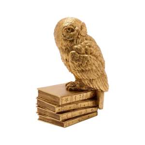 Figura de Hedwig para Coleccionistas de Harry Potter - Diseño Tradicional (Aprox.) 20 cm con efecto metálico dorado - Product Image 3
