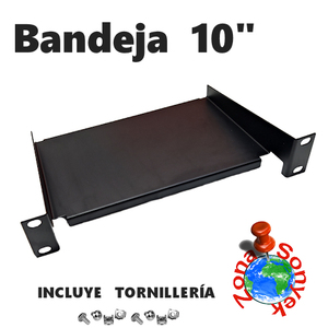 Bandeja de Servir Metálica de 10 Pulgadas en Stock - Product Image 1