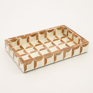 Plateau en os incrusté de motifs artistiques, parfait pour sublimer le style de la salle à manger, au prix de gros - Product Image 4