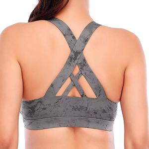 Sujetador deportivo de Yoga de cintura alta para tallas grandes, transpirable, supersuave, para entrenamiento físico, sujetador de entrenamiento, estilo Simple para mujer - Product Image 2