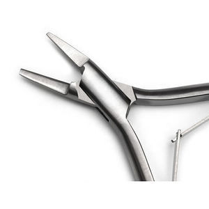 Vente en gros coupe-ongles professionnel 4 "double ressort pince à cuticules 7mm pointe pointue et incurvée en acier inoxydable doigts de manucure - Product Image 1