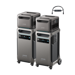 ส่วนลดโรงงานสุดพิเศษ SOLIX F3800 ฮับจ่ายไฟคู่พร้อมแบตเตอรี่เสริม 2 ก้อน แบตเตอรี่ภายนอก ตัวควบคุม MPPT พลังงานแผงโซลาร์เซลล์ - Product Image 1