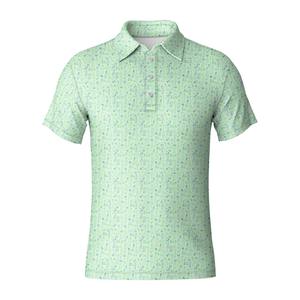 Polo de Golf para Hombre de Alto Rendimiento con Diseño Único de Patrón de Golf, Polo Deportivo de Mezcla de Poliéster Suave y Transpirable para Campo de Golf - Product Image 5