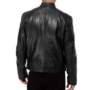 Veste en cuir pour hommes de haute qualité Veste en cuir pour hommes personnalisée Vêtements de mode Veste en cuir - Product Image 2