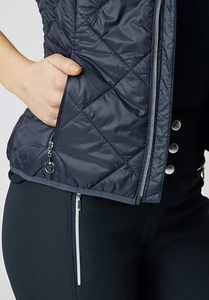 Conception personnalisée Fourniture directe par l'usine à bas prix Gilet bouffant professionnel pour femme Slim Fit Gilet matelassé équestre - Product Image 4